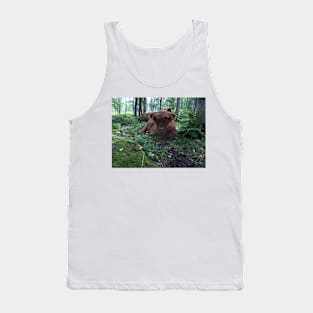 Scottish Highland Cattle Cow and Calf 1501 Tank Top